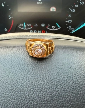 Goldring 22 karat 916 kein 585 750 goldkette  Bild 3