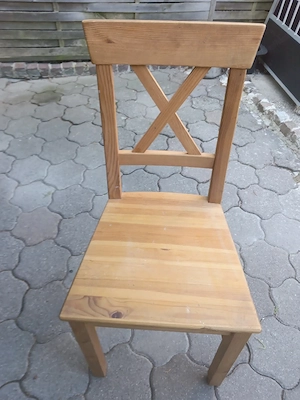 Stühle  Fichte massiv Vollholz 