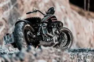Harley-Davidson FXR 1340 Shovelhead   Custom Bobber, Einzelgenehmigung, Rarität Bild 2