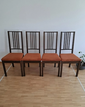 4 Holzstühle von ikea