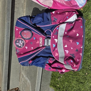 Schultasche, Turnsack Rucksack, Reise-Rollkoffer, Rollerblades mit LED Lichter Bild 3