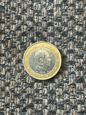 1 Euro Umlaufmünze Monaco 2020