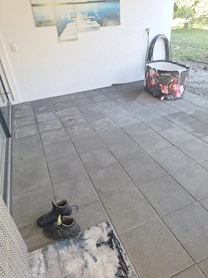 Waschbetonplatten zu verschenken 