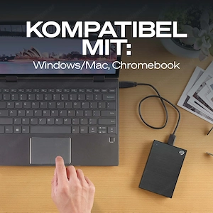 5TB externe Festplatte Seagate One Touch neuwertig schwarz Bild 2