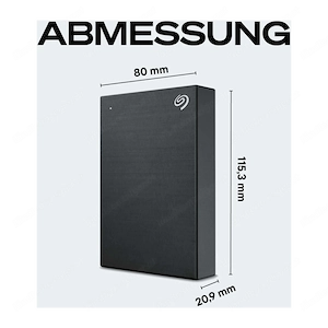 5TB externe Festplatte Seagate One Touch neuwertig schwarz Bild 5