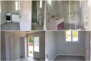 Mobiler Wohncontainer   Luxus-Tiny-Haus mit zwei Schlafzimmern Bild 2