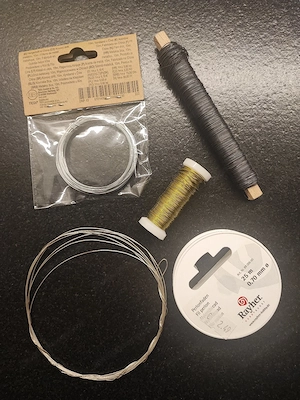 Handarbeits Set: Garn NEU & Basteldraht & Perlonfaden Set Bild 10