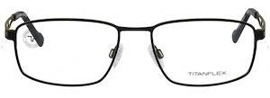 Brillenfassung Eschenbach Titanflex 822  schwarz neu Bild 2