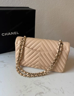 Chanel Classic flap bag chevrons  Bild 4