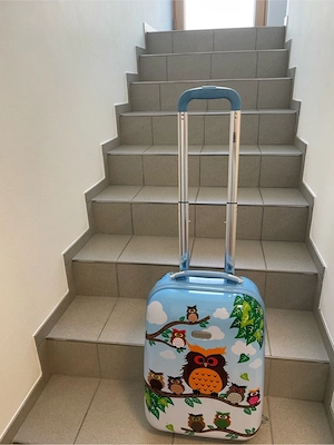 Kinderkoffer mit Eulenmotiv Bild 4