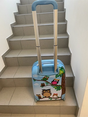Kinderkoffer mit Eulenmotiv Bild 5