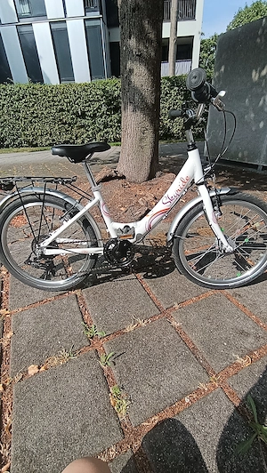 Kinderfahrrad 20 Zoll Weiß Gangschaltung 