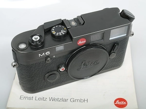 Leica M6 Kamera, schwarz Bild 2