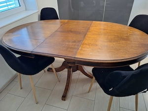 Ovaler Esstisch, ausziehbar Bild 5