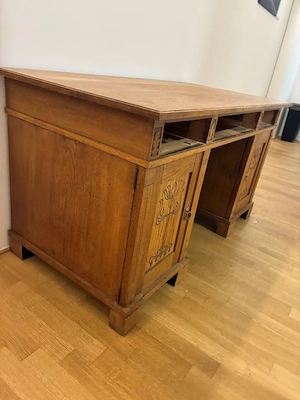 Schöner Jugendstilschreibtisch  Bild 2