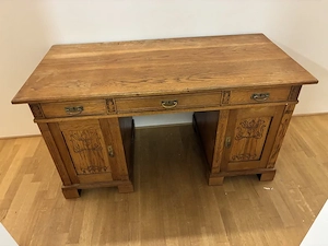 Schöner Jugendstilschreibtisch  Bild 3