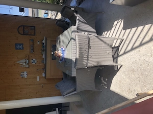 Gartengarnitur, Rattan, 7-teilig Bild 2
