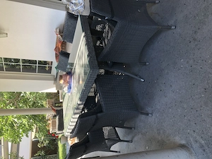 Gartengarnitur, Rattan, 7-teilig Bild 3