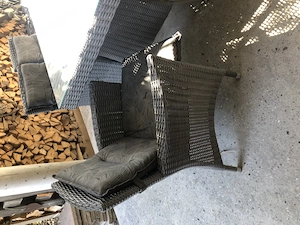 Gartengarnitur, Rattan, 7-teilig Bild 5