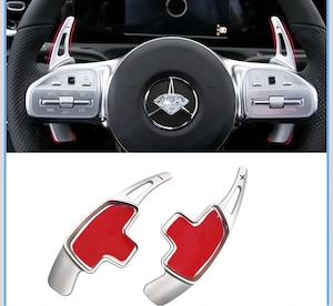 NEU Mercedes-Benz Schaltwippen Verlängerungen   Silber Bild 2