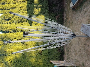 Wäschespinne in silber