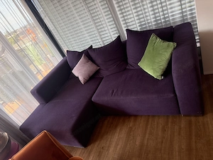 Sofa mit Cordstoff  Bild 2