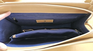 Echtleder-Damenhandtasche Liza Cleine   Made in Italy Bild 6