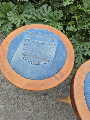 Hocker im Jeanslook Bild 3