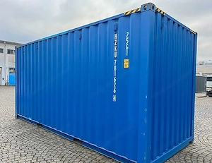Seecontainer Blau 20 fuß High Cube  Bild 4
