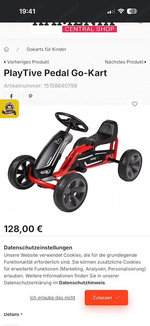 Gokart Kinder Bild 2