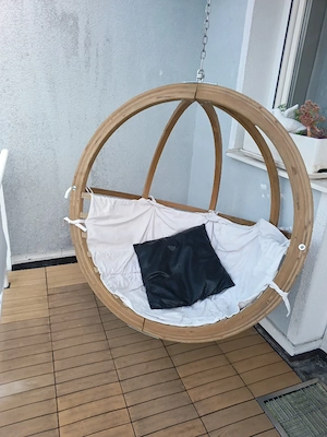 Rustikaler Hängesessel 120 d