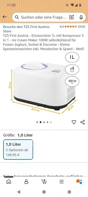 Eismaschine wie NEU Bild 2