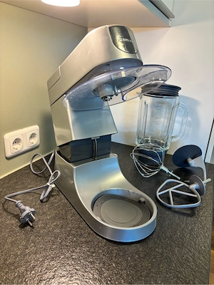 Kenwood Chef Küchenmaschine KVC31705   mit Glasmixer-Aufsatz & 2. Rührschüssel Bild 5