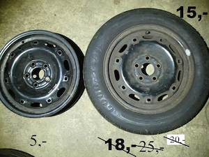 Ein Komplettrad Sommer Goodyear 185 60 R 14, Profil 7 mm auf Stahlfelfge und weitere Felge Bild 8