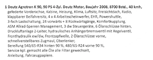 Deuz Agroton K90 Bild 2