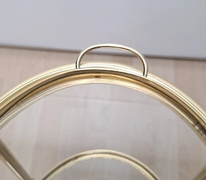 antiker Servierwagen Gold Bild 2