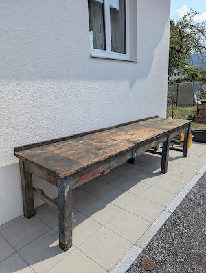 Riesige alte Werkbank 350cm  Bild 3