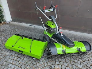 Zipper ZI-KM1000 Benzin-Kehrmaschine + Schneeschild   wie neu