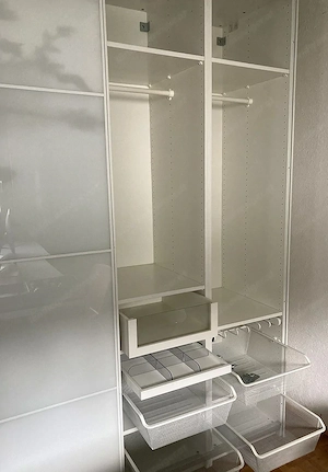 Kleiderschrank Black & White mit viel Stauraum und praktischer Inneneinrichtung Bild 2