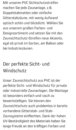 PVC Sichtschutzstreifen, grau Bild 10