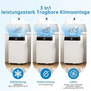 Verkaufe meine Neuwertige Klimaanlage mit 12000BTU für ca. 50m2 Bild 2