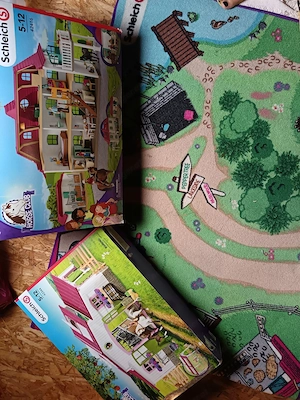 Schleich Set inkl Teppich und Zubehör  Bild 3