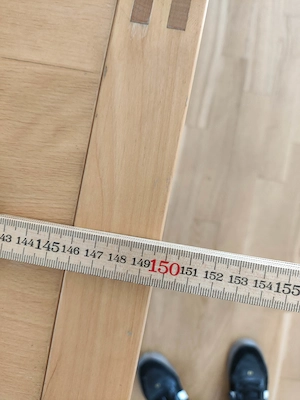 Hochwertiger Esstisch aus Holz mit 4 Stühlen Bild 5
