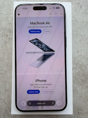 Apple IPhone 15 Pro Max 256GB Schwarz 87% Akku Gesundheit Bild 9