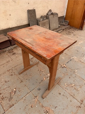 Schulpult Holz Bild 5