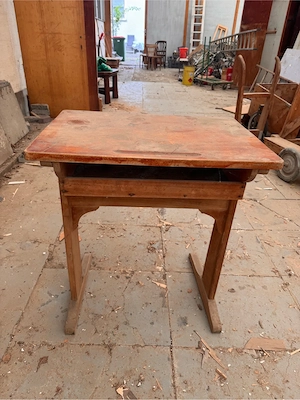 Schulpult Holz Bild 4