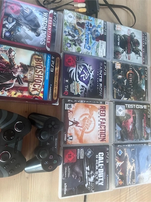 PS3 mit Spielen Bild 4