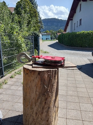 Umlenkrolle für Forstseil
