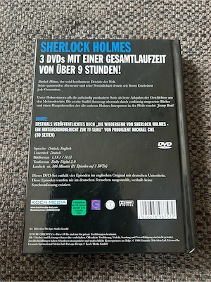 3 DVDs: Jeremy Brett ist Sherlock Holmes Bild 2
