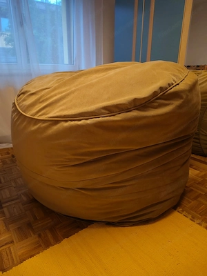 Vetsak Beanbag Large Velvet caramel 140x090